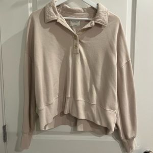 Abercrombie collared sweatshirt